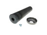 Exhaust silencer universal Homoet P4 / P6 / P8 raw thumb extra