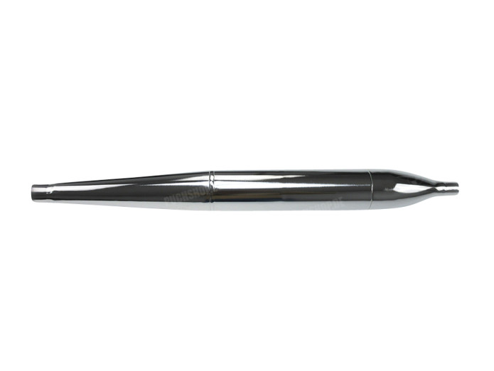 Exhaust silencer 28mm cigar chrome 690mm universal 
