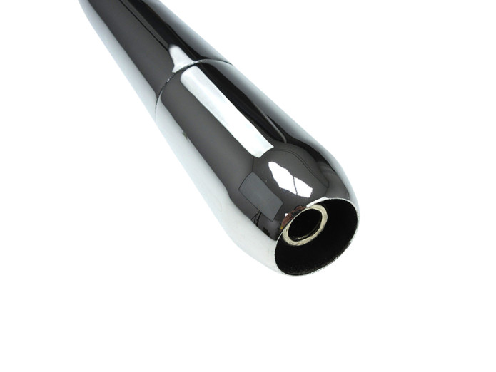 Exhaust silencer 28mm cigar chrome 550mm universal 