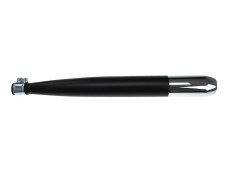 Auspuff dämpfer 28mm Zigarre Schwarz / Chrom 560mm Universal 