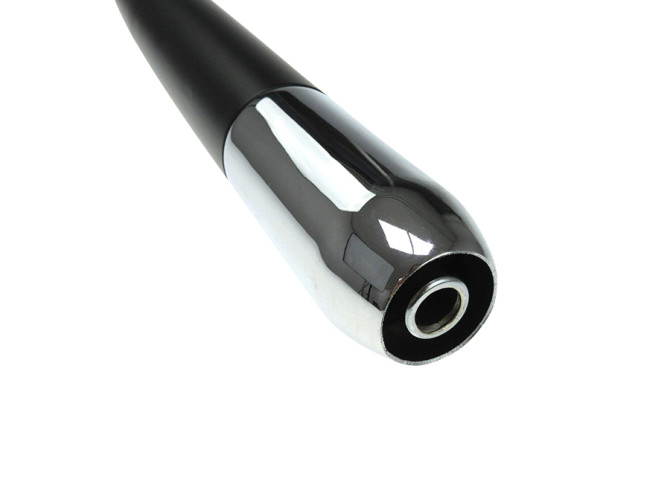 Exhaust silencer 28mm cigar black / chrome 560mm universal  product