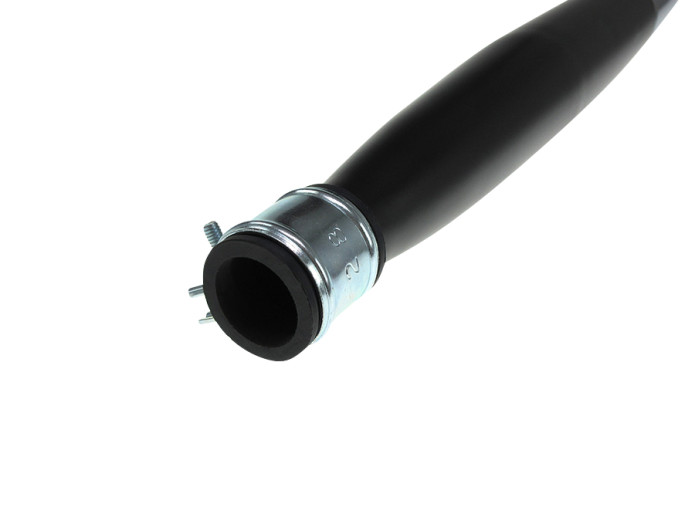 Exhaust silencer 28mm cigar black / chrome 560mm universal 