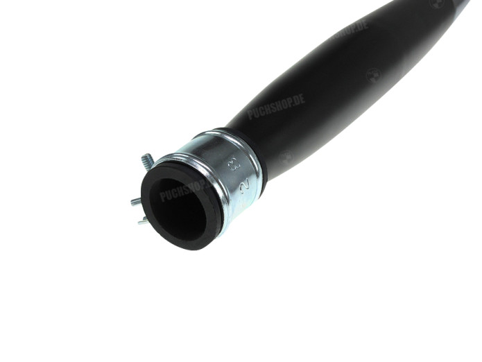 Uitlaat demper 28mm sigaar zwart / chroom 560mm universeel 
