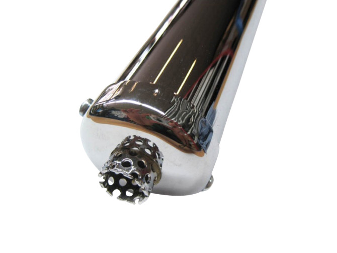 Exhaust Puch Maxi / E50 28mm Homoet P6 Chrome Exclusive product