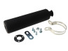 Exhaust silencer universal Tecnigas matt black thumb extra