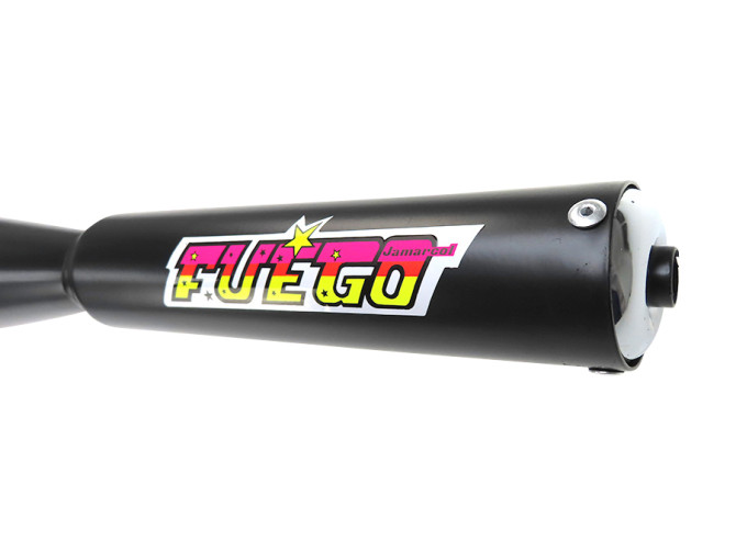 Exhaust Puch Maxi / E50 28mm Tecno Bos Fuego black product