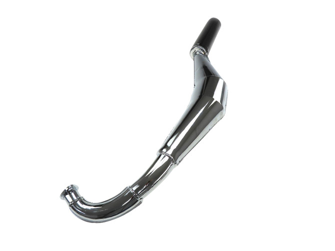 Exhaust Puch Maxi / E50 28mm Simonini chrome with carbon silencer product