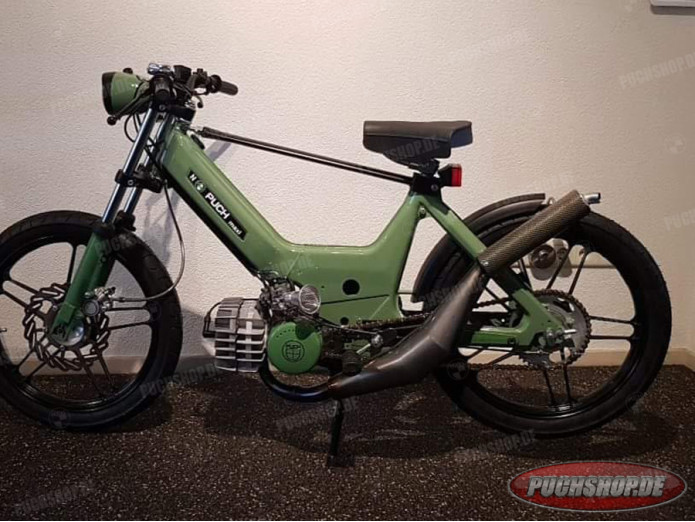 Uitlaat Puch Maxi / E50 28mm Simonini blank kevlar demper