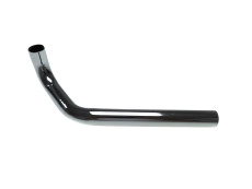 Exhaust manifold 28mm Hercules Prima M P3 / Sachs 504 / 505 left-hand bend slide-on chrome