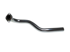 Exhaust manifold 28mm Hercules Prima M P3 / Sachs 504 / 505 left-hand bend with flange chrome