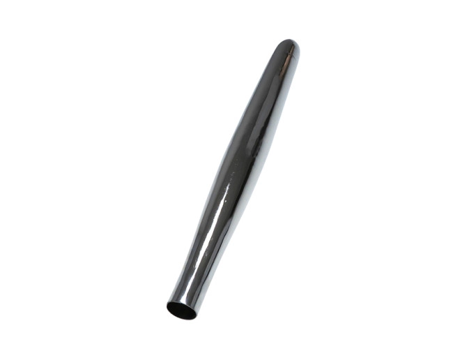 Tomos Uitlaat demper 28mm Bos style 60mm universeel zwart