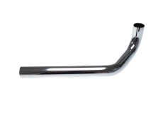 Exhaust manifold 28mm Hercules Prima M P3 / Sachs 504 / 505 right-hand bend slide-on chrome