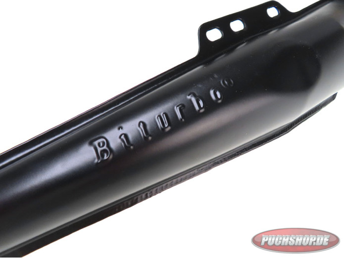 Exhaust Puch Maxi / E50 25mm Biturbo Gold black exclusive