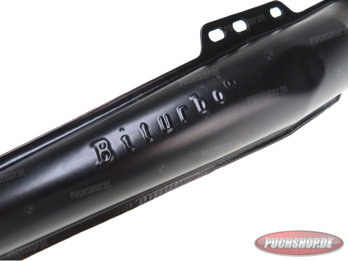 Exhaust Puch Maxi / E50 25mm Biturbo Gold black exclusive