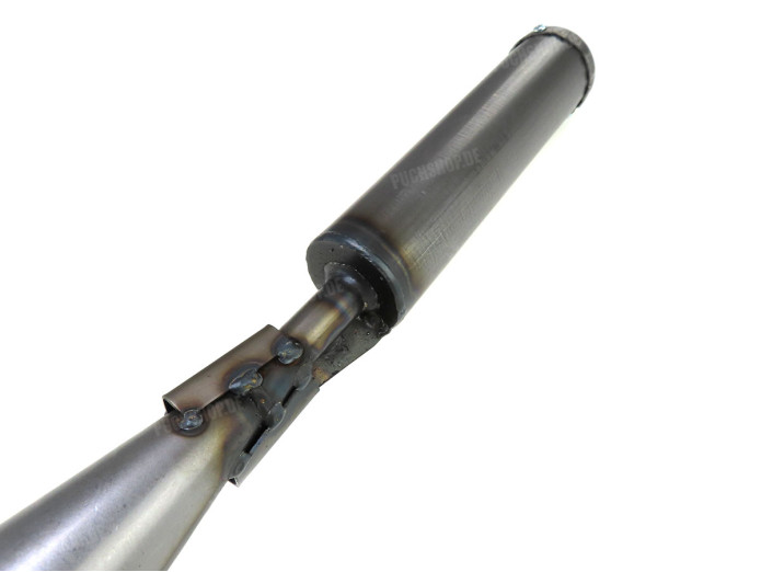 Uitlaat Puch Maxi / E50 28mm Homoet P8 PSR blank 74cc schuine uitlaatpoort