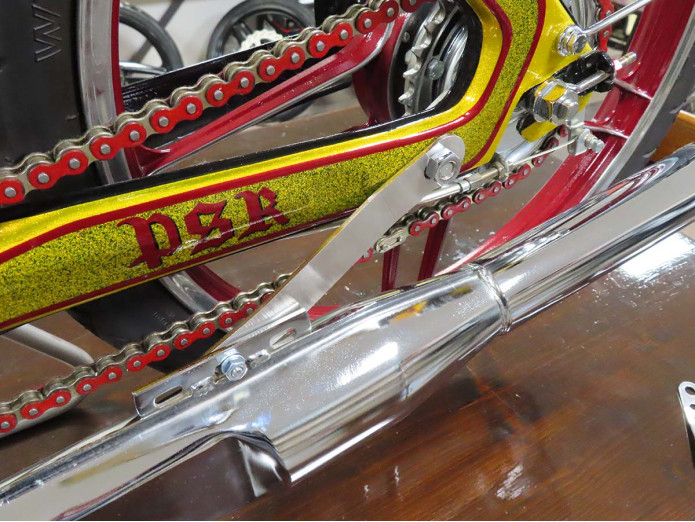 Exhaust bracket Puch Maxi N / K stainless steel standard 
