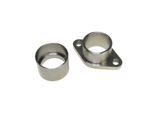 Exhaust flange stainless steel complete CLAW universal product