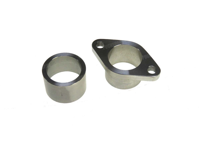 Exhaust flange stainless steel complete CLAW universal