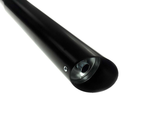 Exhaust silencer 28mm Bos style 60mm Puch Maxi / universal black  product