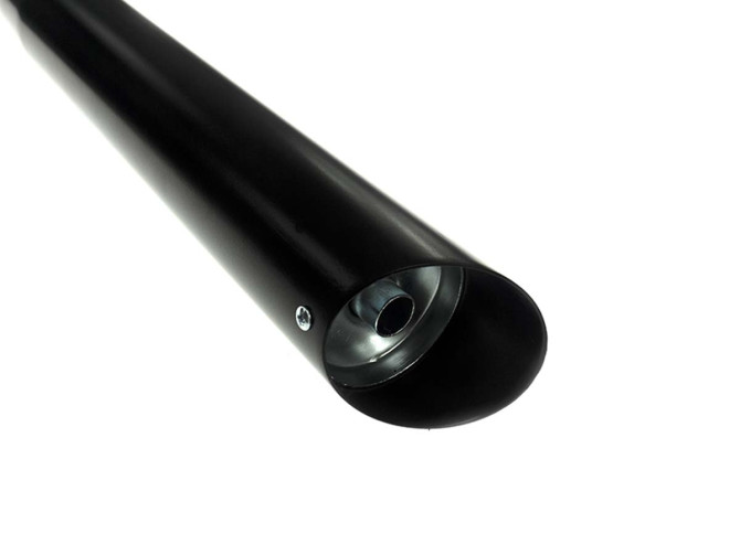 Uitlaat demper 28mm Bos style Puch Maxi universeel zwart product