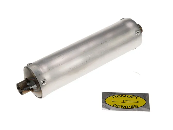 Exhaust silencer universal Homoet blank aluminium main