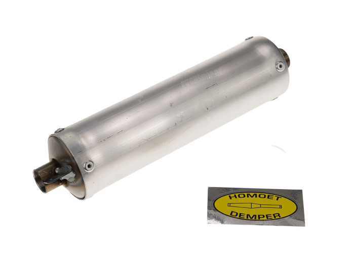 Exhaust silencer Homoet Racing aluminium universal 