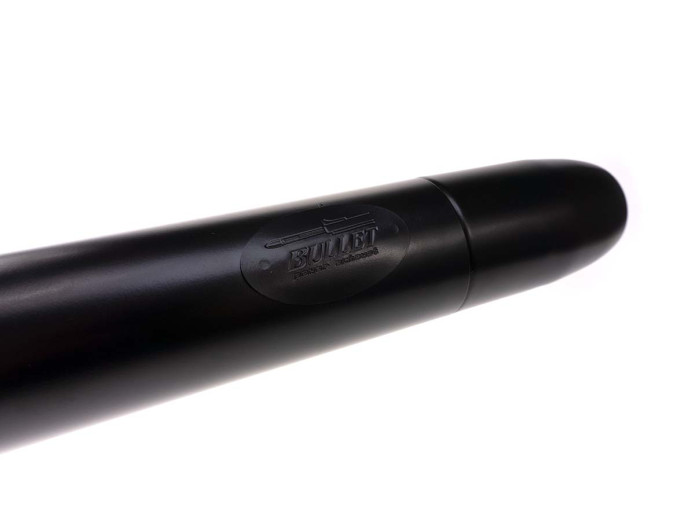 Uitlaat Puch Maxi / E50 28mm Bullet Mustang resonantie zwart