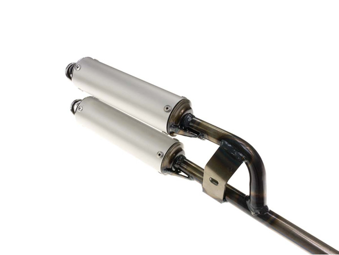 Uitlaat Puch Maxi / E50 25mm Tecno Circuit twin blank