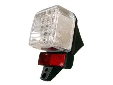 Taillight Puch Maxi / Pearly style big model LED with brake light