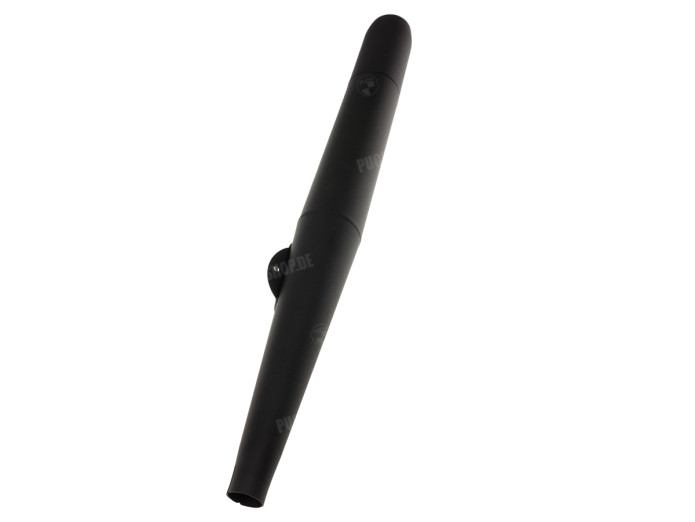 Auspuff Puch Maxi E50 28mm RS Zigarre Schwarz Black Edition