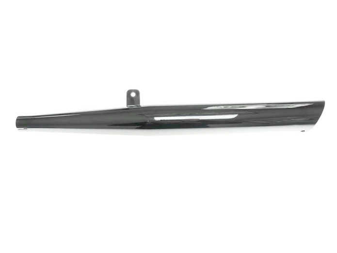 Uitlaat demper 28mm Bos style Puch Maxi / universeel chroom
