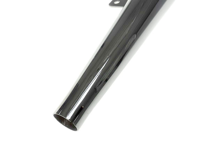 Uitlaat demper 28mm Bos style Puch Maxi / universeel chroom