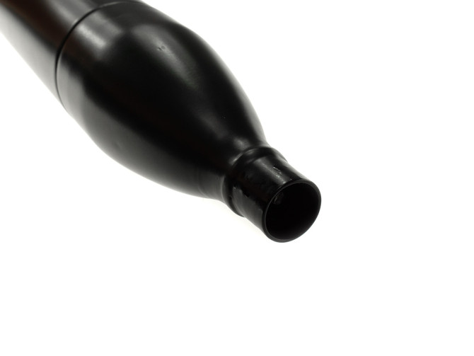 Exhaust silencer 28mm cigar chrome 700mm universal black product