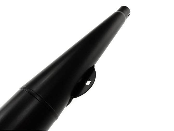 Exhaust silencer 28mm cigar chrome 700mm universal black product