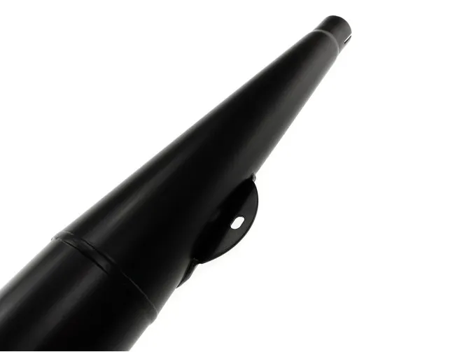 Auspuff Dämpfer 28mm Zigarre Chrom 700mm Universal schwarz product