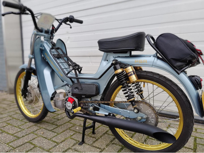 Auspuff Puch Maxi / E50 28mm Jamarcol Sidepipe 60mm Chrom