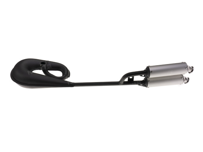 Exhaust Puch Maxi / E50 25mm Tecno Circuit twin black