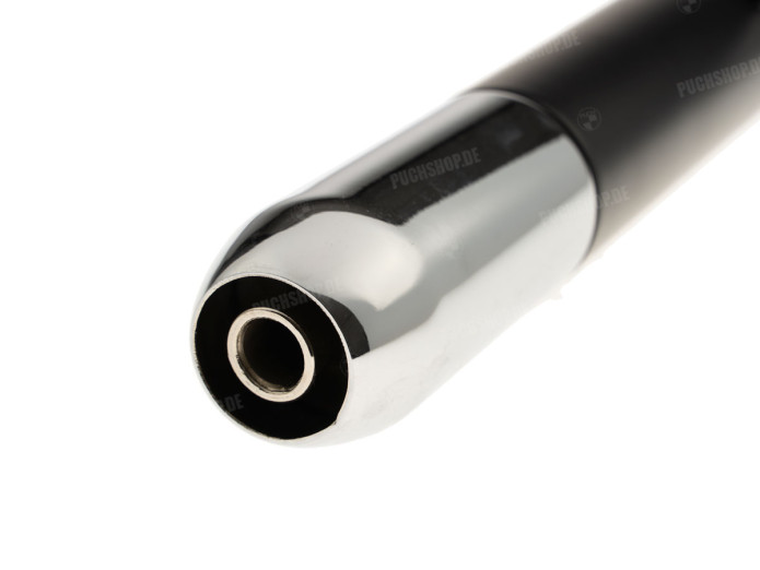 Exhaust silencer 60mm chrome / black 28mm Hercules / Sachs / universal