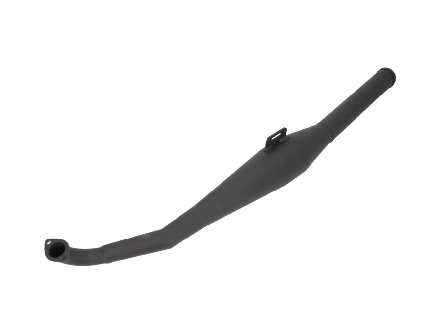 Uitlaat Puch Maxi / E50 28mm Homoet P8 zwart 74cc schuine uitlaatpoort