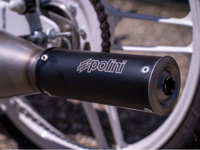 Exhaust Puch Maxi / E50 28mm Polini Sport raw