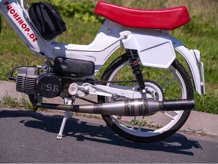 Exhaust Puch Maxi / E50 28mm Polini Sport raw