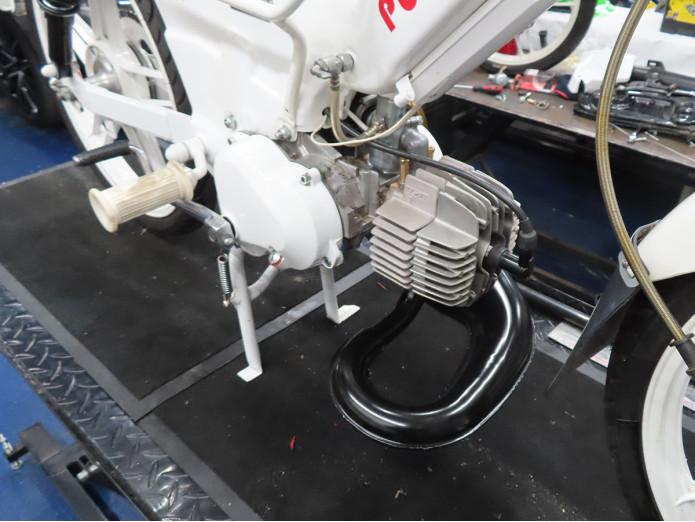 Uitlaat Puch Maxi / E50 25mm ADDY S100F krul model