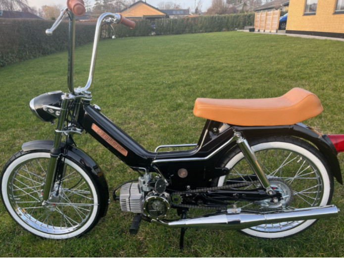 Tank Aufkleber Satz Puch Maxi RealMetal Kupferfarben