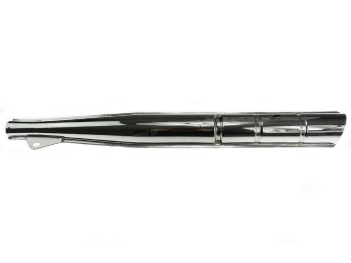 Exhaust silencer 28mm Puch MV / MS / VZ chrome NTS