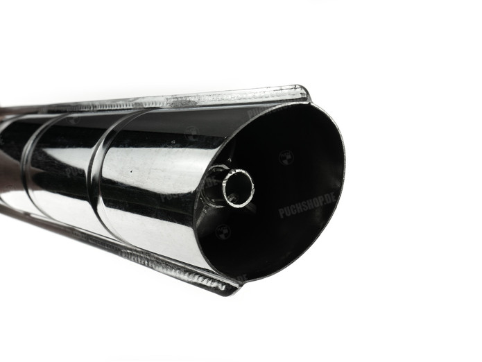 Exhaust silencer 28mm Puch MV / MS / VZ chrome NTS