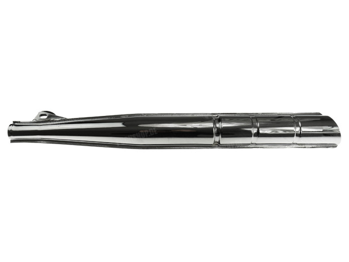 Exhaust silencer 28mm Puch MV / MS / VZ chrome NTS