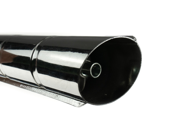 Uitlaat demper 28mm Puch MS / VZ chroom NTS