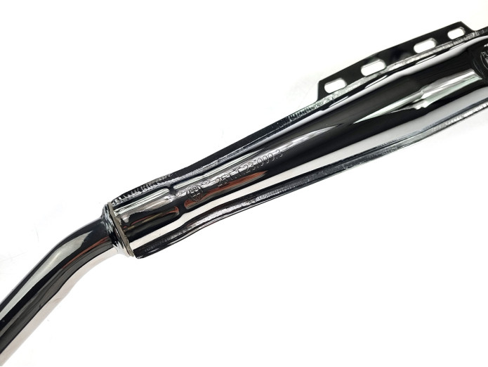 Uitlaat Puch Maxi / E50 28mm Jamarcol origineel model Puch logo 2-delig