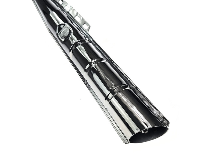 Uitlaat Puch Maxi / E50 28mm Jamarcol origineel model Puch logo 2-delig