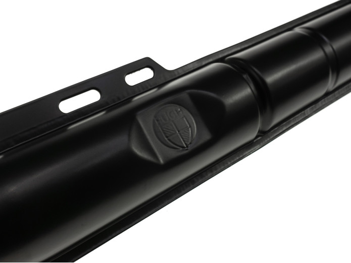 Uitlaat Puch Maxi / E50 28mm Jamarcol origineel model met Puch logo 2-delig zwart